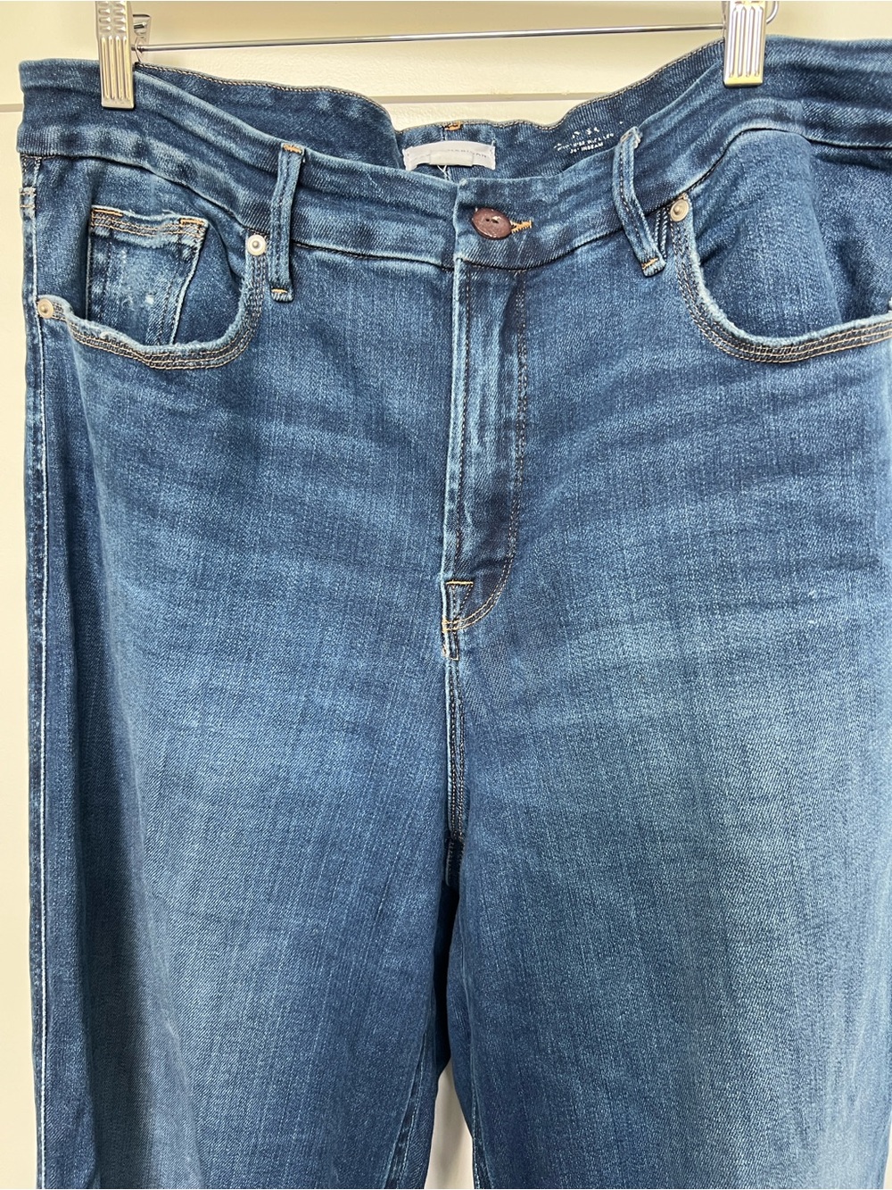 Good American Classic boot cut denim Blue Jeans - Picture 2 of 4